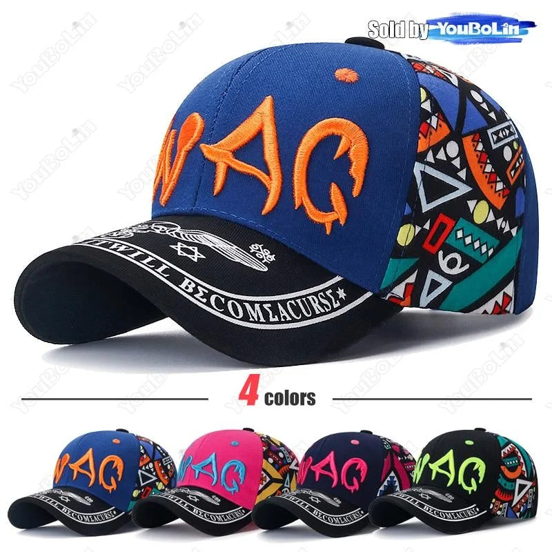 Letter Embroidery Cotton Adjustable Baseball Cap Sun Hat Trucker Caps Dad Hats