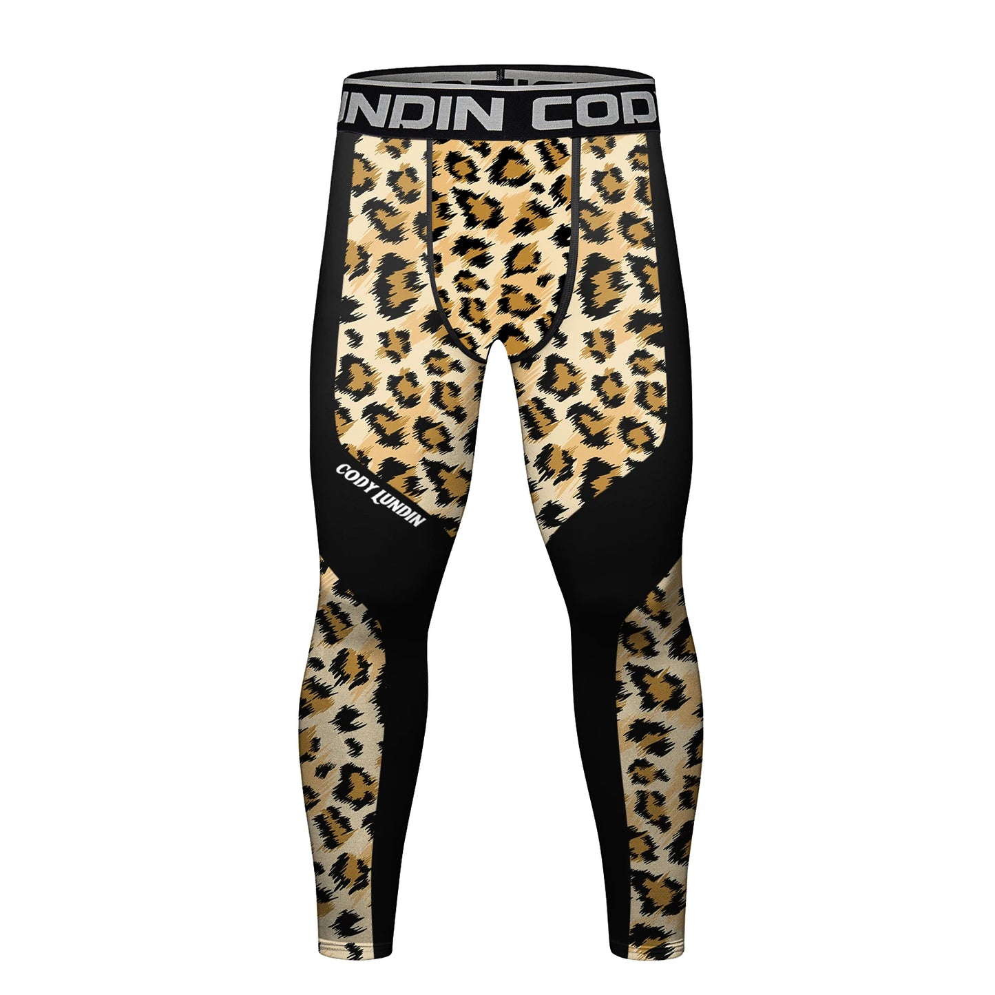 Cody Lundin Men's Jiu Jitsu Spats Stapling Compression Tights Pant Training