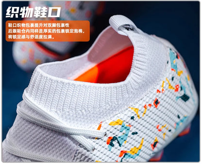 Mens Football Field Boots Ultralight Turf Indoor Society Training Soccer Shoes Cleats