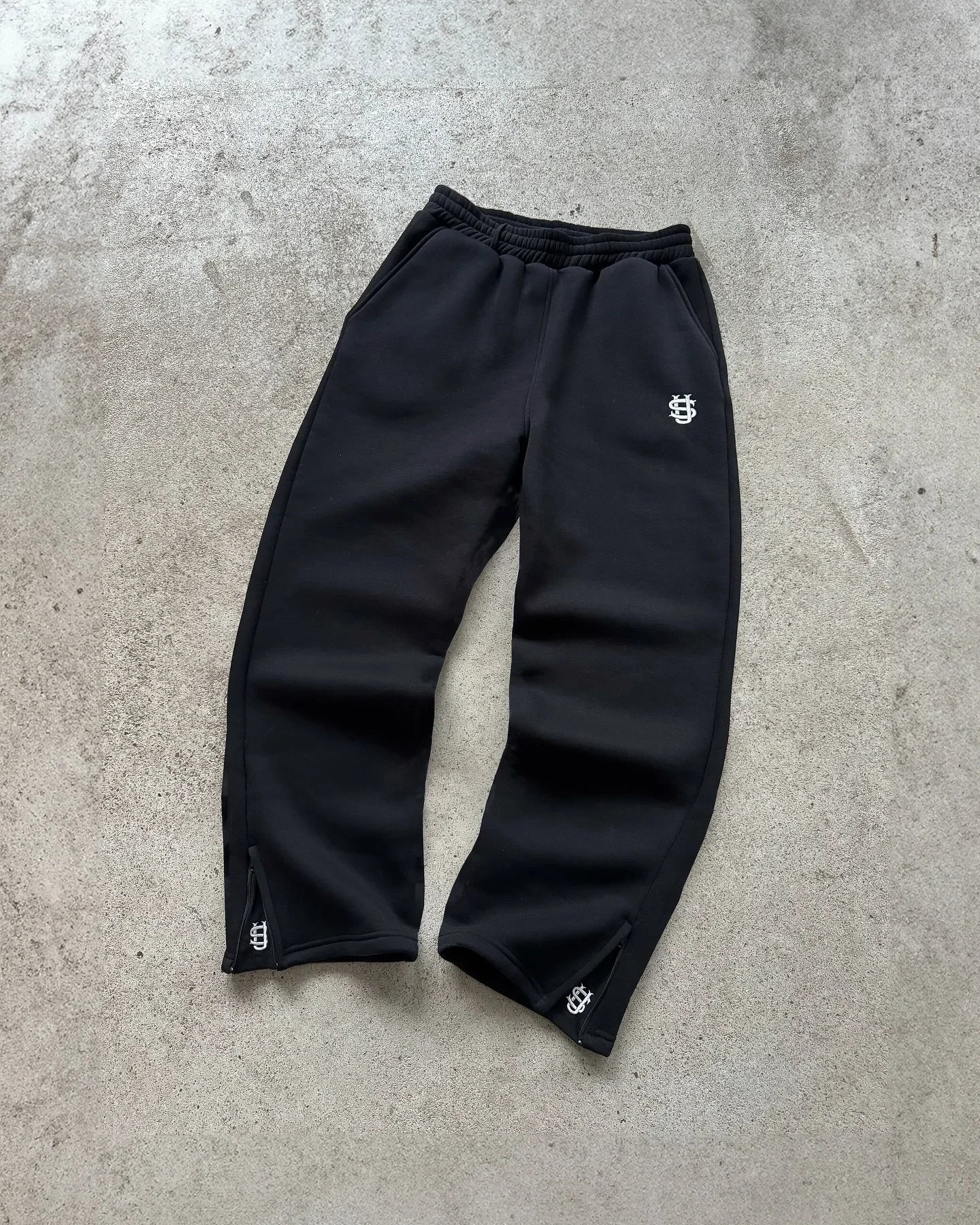 Embroidered casual zipper hoodie sweatpants two-piece set Y2K clothing men's hip-hop oversized sweatpants casual pants