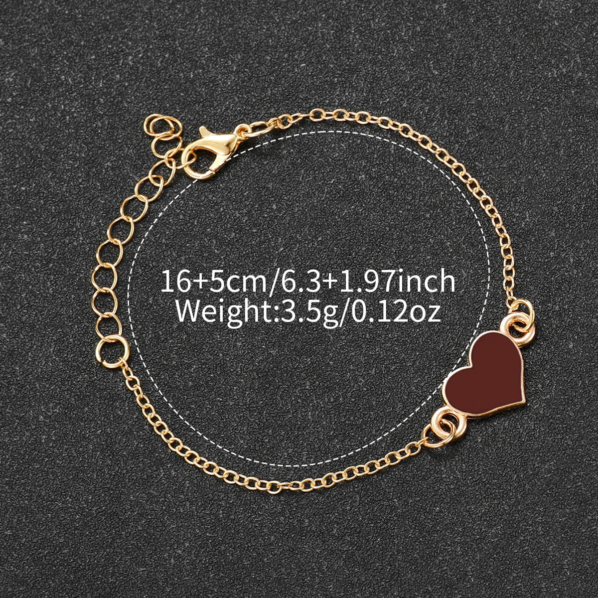 2PCS Fashion Leather Strap Quartz Wristwatches Set With Heart Bracelet Casual Simple Dial For Ladies Clock(Without Box)