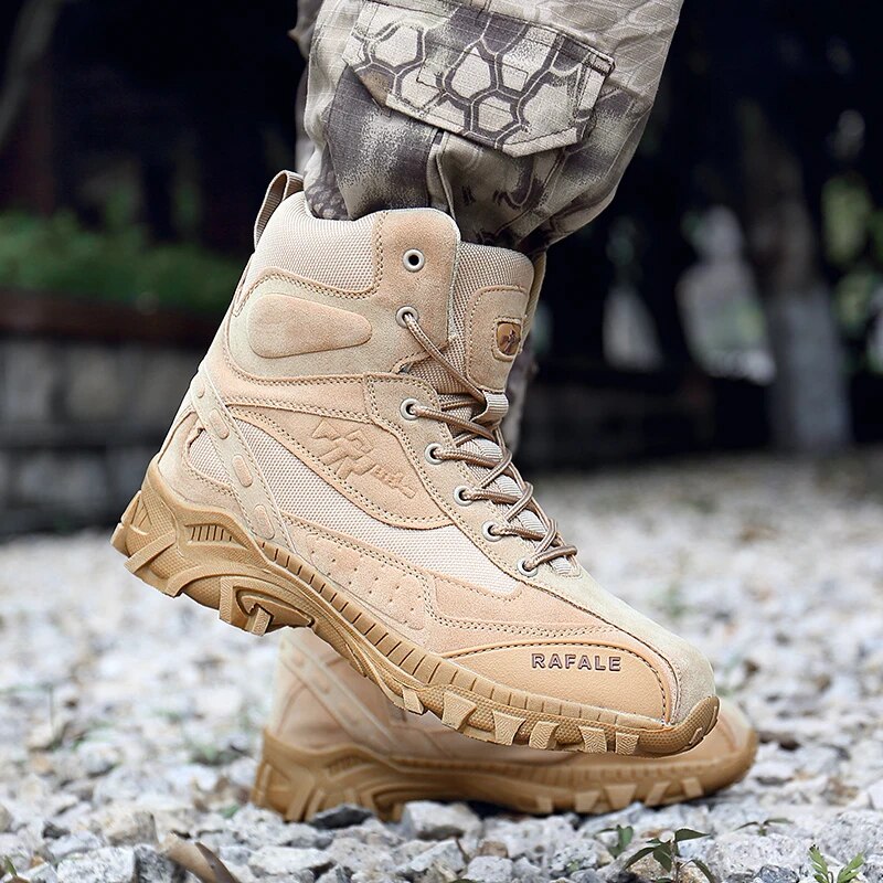 Tactical Boots for Men Military Boots Men Outdoor Army Boot Light Anti-Slip Ankle Boots Work Safty Shoes Hiking Boots Man