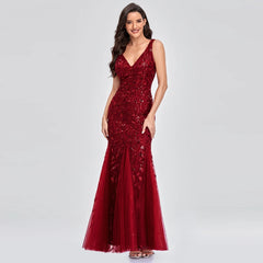 Evening wear Dresses: Cocktail Dresses V-back Mermaid Party Prom Gowns