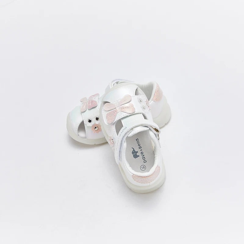 Dave Bella summer fashion baby girls cartoon shoes cute children girl brand shoes