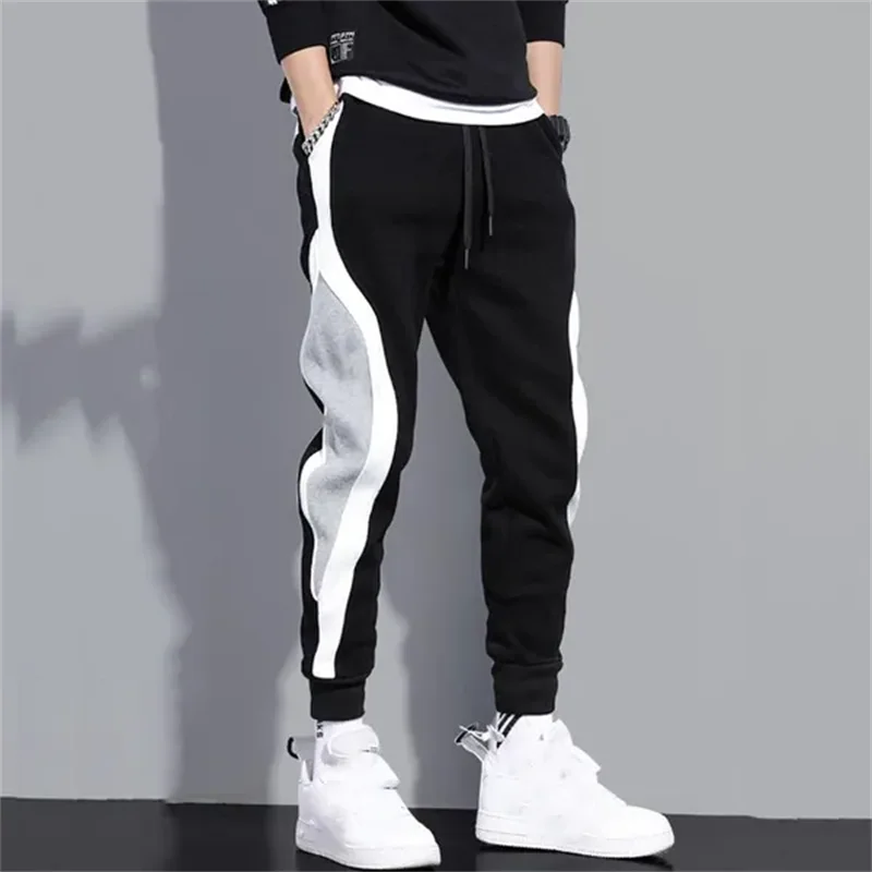 Men's/Women's Casual Sweatpants Contrasting Colors Versatile Jogging Pants