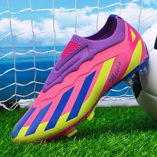 Outdoor Sport Men Soccer Shoes Training Ultralight Non-Slip Boy Football Boots