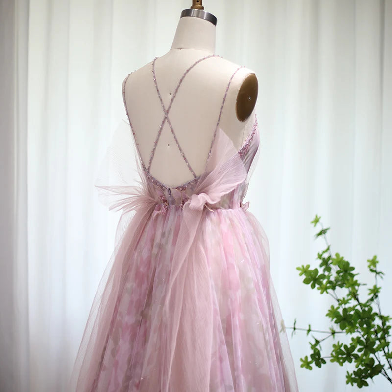 Homecoming Dresses: Evening Dress Spaghetti Straps Backless Formal Prom Dresses