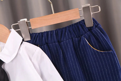 New Spring Autumn Baby Boys Clothes Children Coat Shirt Pants 3Pcs/Sets Toddler Gentleman Suit Infant Outfits Kids Tracksuits