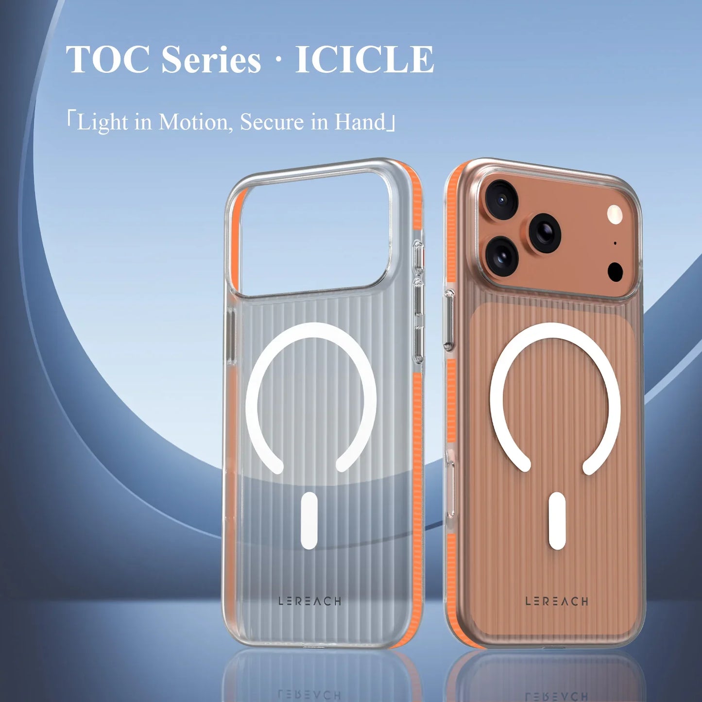 Lereach Magnetic Matte Phone Case for iPhone 17 Pro Max / 17 Air / 17 - PC+Magnet Material, Anti-slip Drop Protection