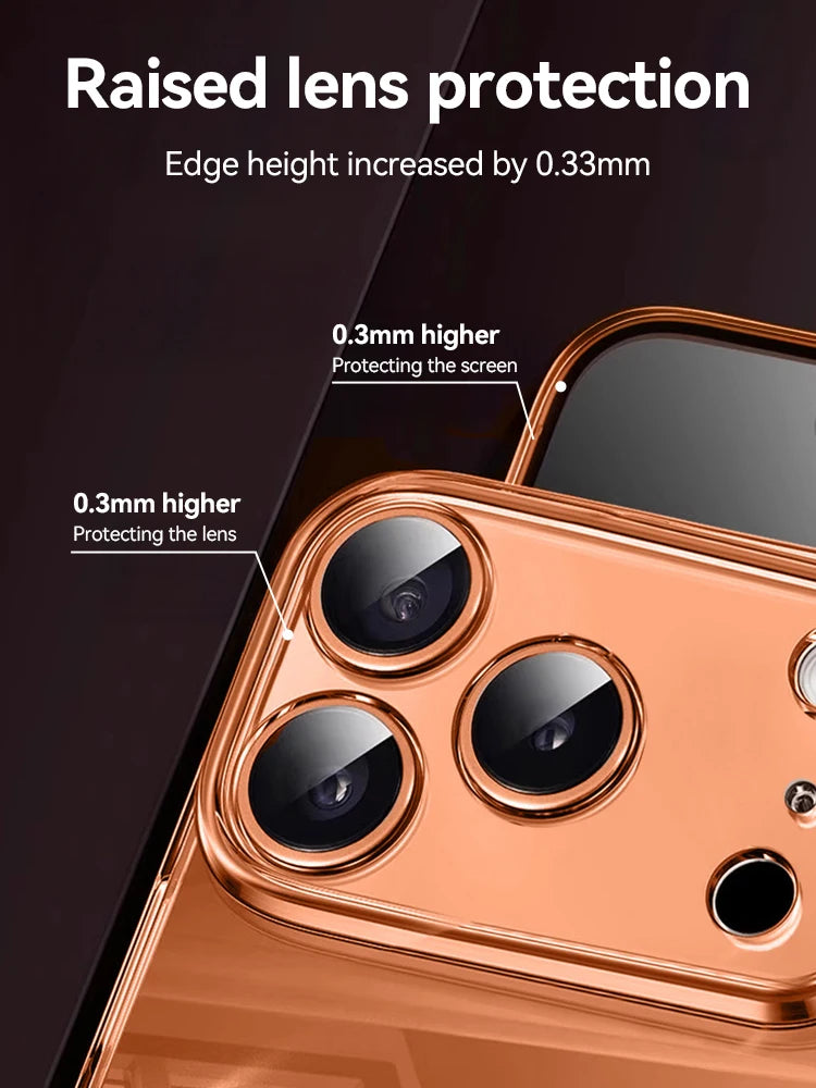 Joyroom Clear Case For iPhone 17 Pro Max Anti-drop Transparent Cover Non-yellowing Shockproof Ultra Slim Cover Screen Protection