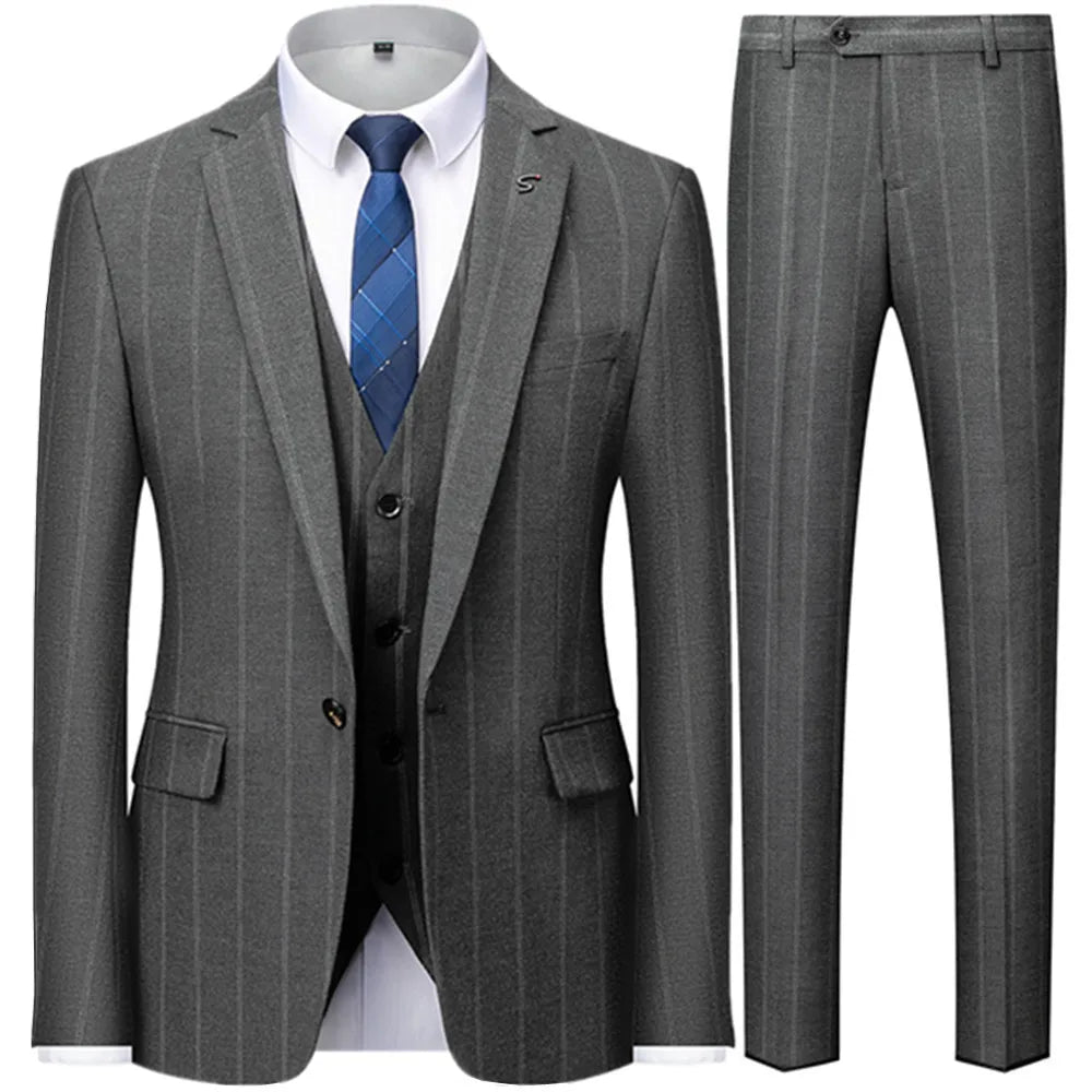 Tuxedo for Mens: Blazers Jacket Pants Vest Men's Casual Boutique Business British