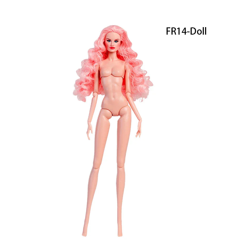 32cm European Supermodel Nude Doll Toy Original Unique Design Full Series Figure 1/6 Joint Multi Color Skin Exquisite Makeup Toy