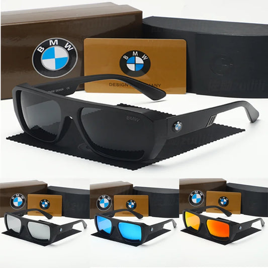 BWM Luxury Polarized Sunglasses Men UV Anti-Glare Driving Cycling Fishing Outdoor Beach Hiking Sunglasses Mirror Color Film
