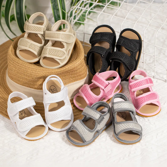 Baby Sandals Girls Boys Infant Shoes Summer Soft-sole Anti-Slip Rubber