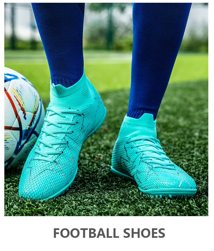 Outdoor Men Breathable Soccer Shoes Cleats Training Football Boots Match Sneakers