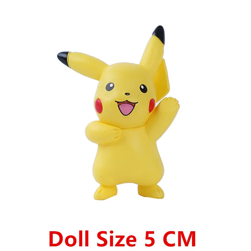 Pokemon Cartoons Movie Anime Figure Gengar Charizard Pikachu Collection Model Pocket Monster Action Toys Kids Christmas Gifts