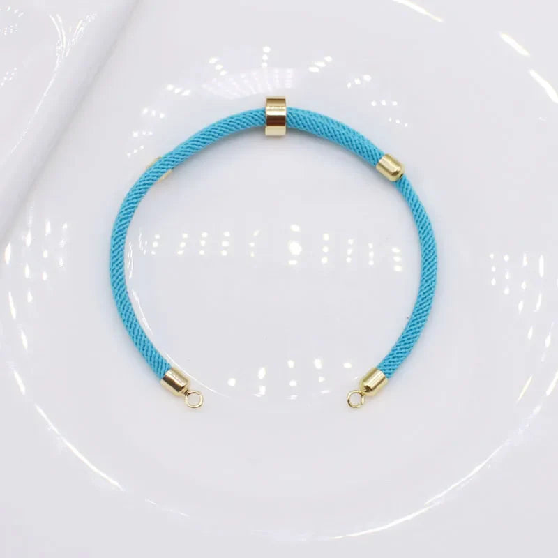 10PCS fashion luxury Wind Life Tree handmade DIY woven rope bracelet 3mm open loop buckle adjustable bracelet