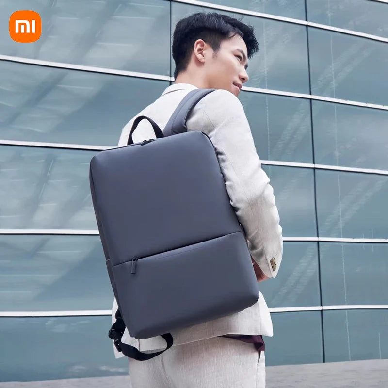 Xiaomi classic business backpack fashion laptop bag for men and women travel large capacity backpack.