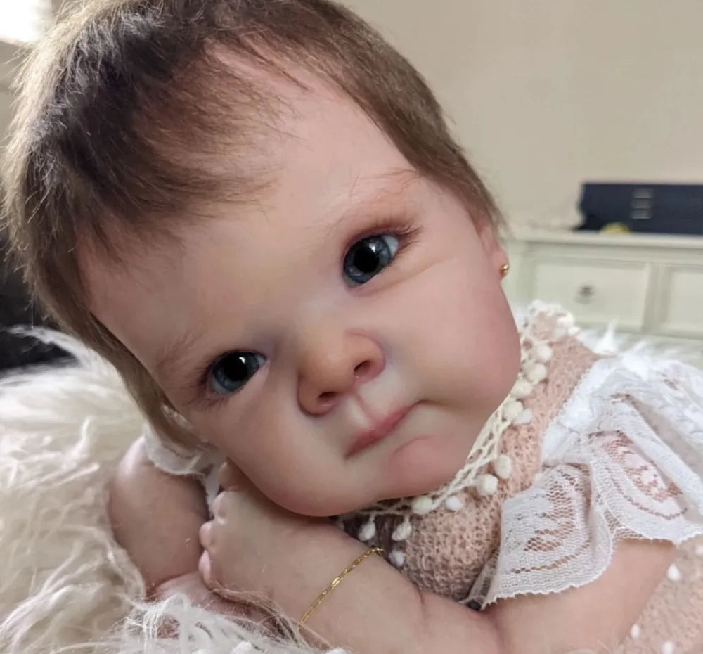 18inches Already Painted Bebe Bettie Doll Kits Vinyl Reborn Doll Unassembled DIY Reborn Doll Kit Gift for Children