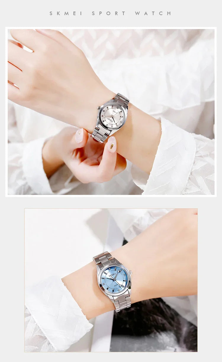 Skmei Japan Movement Luxury Quartz Watches For Women Thin Lady Hour Ladies Reloj Mujer Fashion Simple Quartz Women Watch 1620