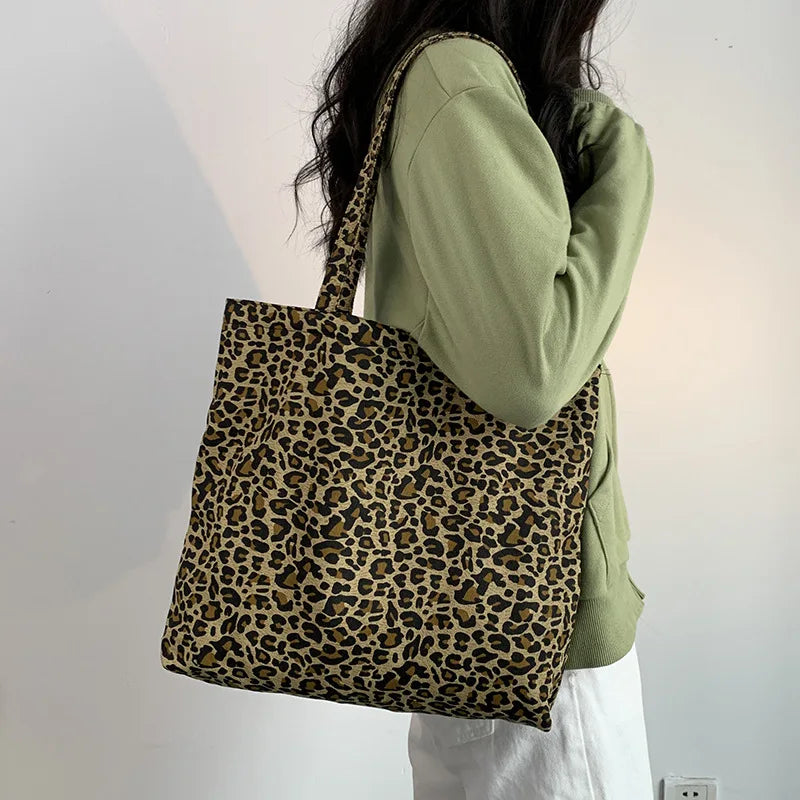 Large Women's Shopping Bag Ladies Canvas Shoulder Tote Bags