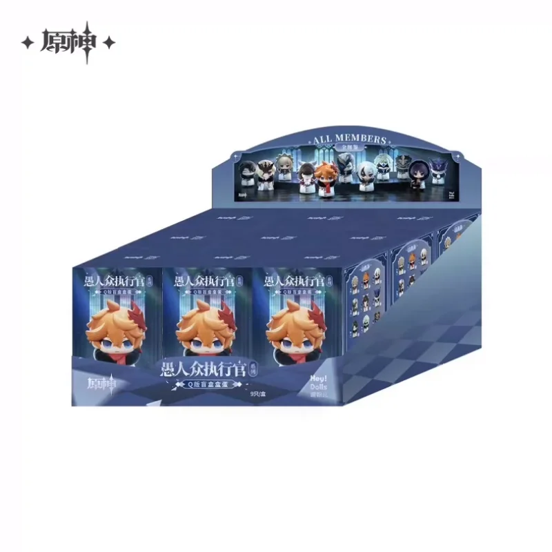 Genuine Suplay Genshin Fatui Harbinger Blind Box Mihoyo Game Anime Figure Collectibles Merchandise Mystery Box Gifts Ornaments