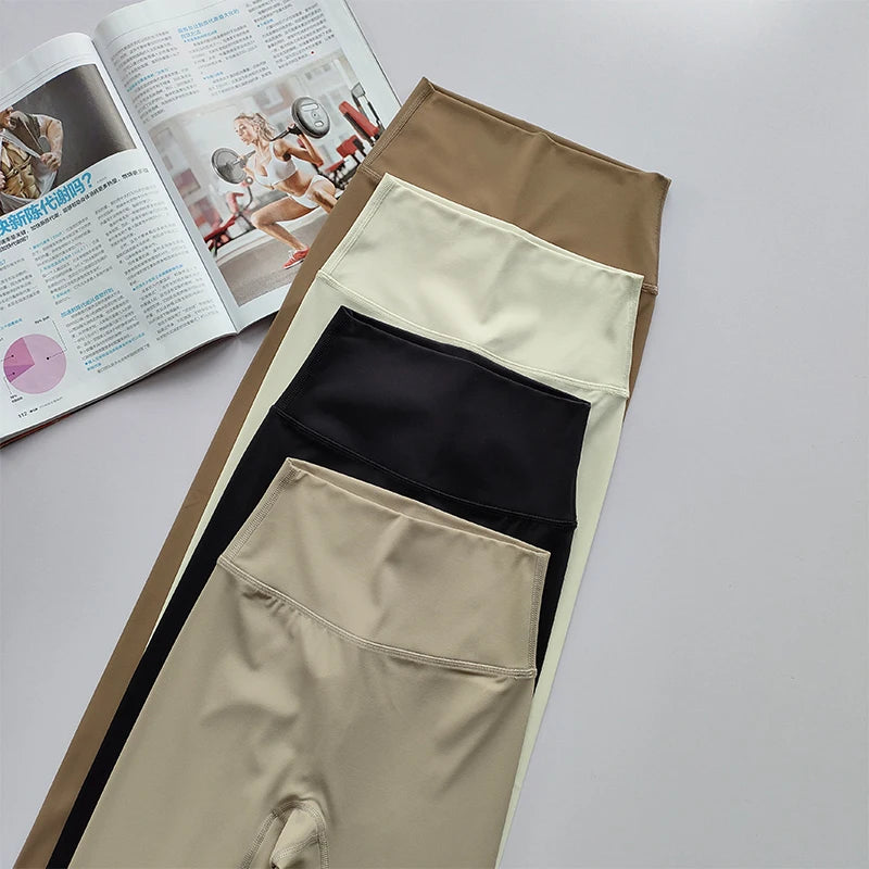High Waist Yoga Pants for Women Wearing Tight Fit Hip Lift Quick Dried Fitness Leggings