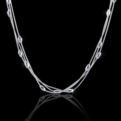 925 sterling silver Charms beads Necklace for women luxury fashion party