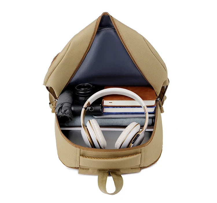 Men's and women's universal backpack, large capacity multi-purpose laptop backpack, durable travel backpack with safety compartm