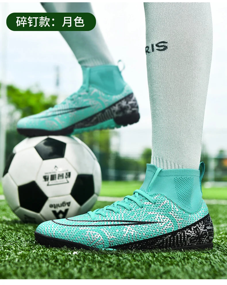 Men Outdoor FG/TF Football Boots Futsal Professional Unisex Soccer Shoes