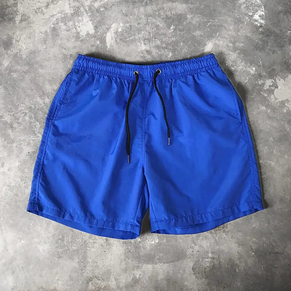 Running Shorts Drawstring Elastic Waist Shorts Loose Gym Sports Men Casual Jogging