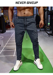 Pencil Pants Men Gym Casual Sweatpants Pant Fishing Breathable Quick-Drying Ice