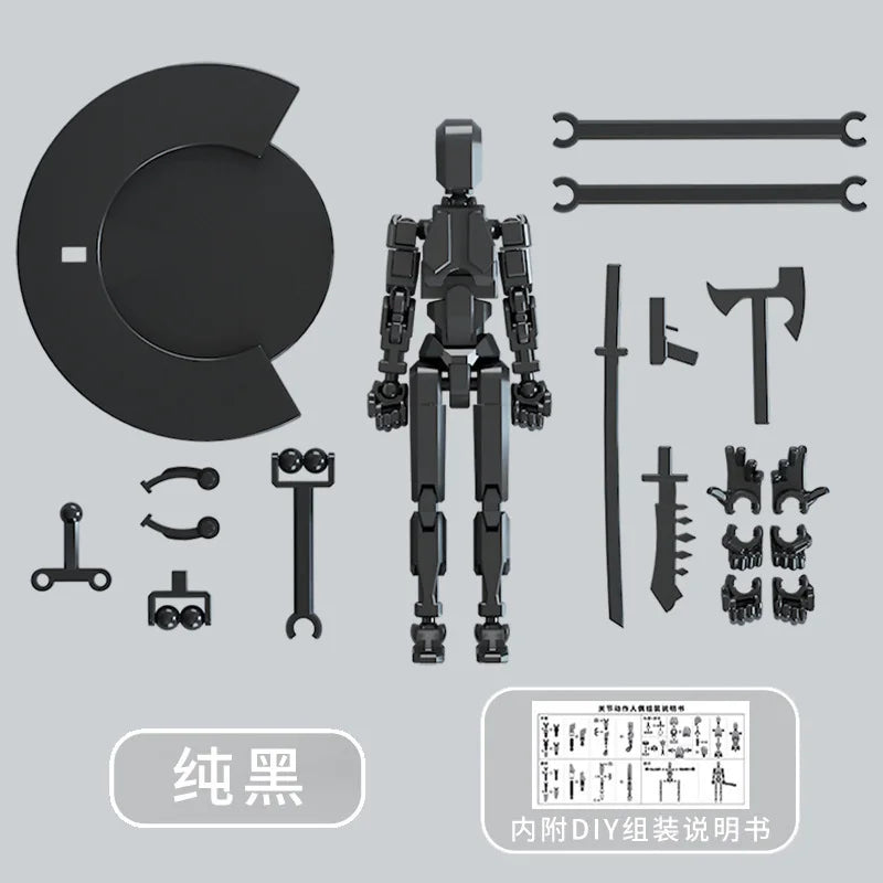 1PCS T13 Joints Figure Articulate Movable Dummy Doll Diy Assembly Toy 3D Printed Action Figure Stop Motion Animation Dummy Gift