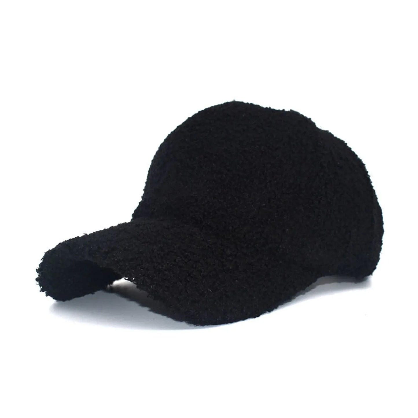 Cashmere Baseball Cap New Winter Windproof Lamb Wool Caps Warm Caps Women Men Plush Simple Hat Casual Comfortable Outdoor Hats