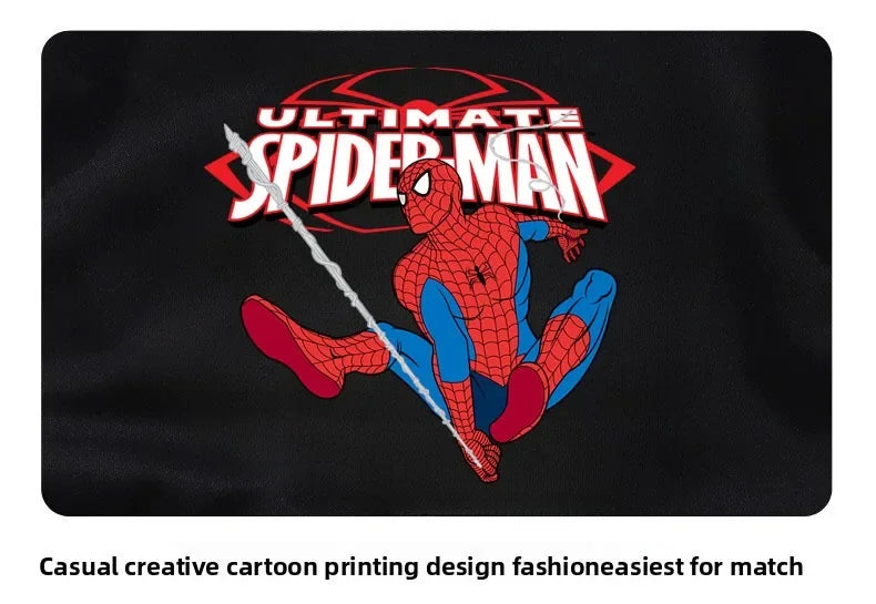 DISNEYautumn New Children's Hoodies and Trousers 2pcs Sets Anime Spiderman Baby Boys Long Sleeve Pullover Suits Kids Tracksuit