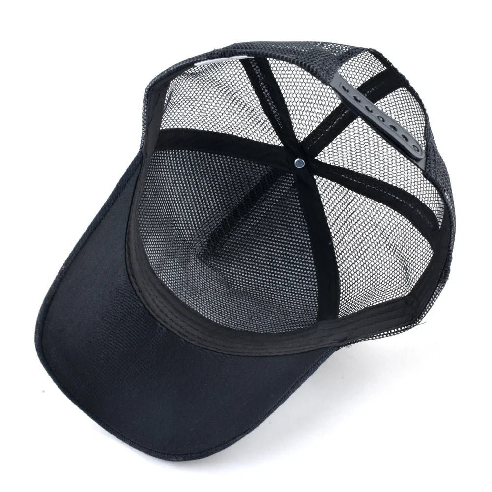 Baseball Cap With Embroidery Wolf Patch Men's Snapback Baseball Hat Four Seasons Outdoor Fashion Visor Caps Women Casual Cap