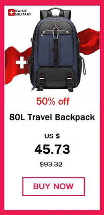 SWISS MILITARY Fashion Travel Multifunction Large Capacity Male Bag Usb Charging Waterproof 23 inch Laptop Backpack Men Mochila