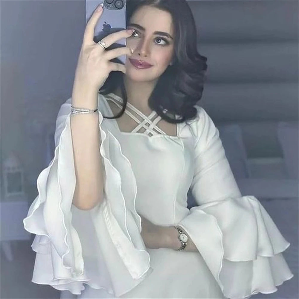 Homecoming Dresses: Prom Dresses A-line Party Fold Layered Evening Gown