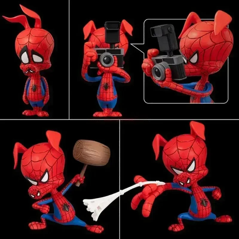 2024 Spiderman Gwen Peter Action Figure Anime Spider-verse Collection Sentinel Miles Morales Figures Christmas Toys Gifts