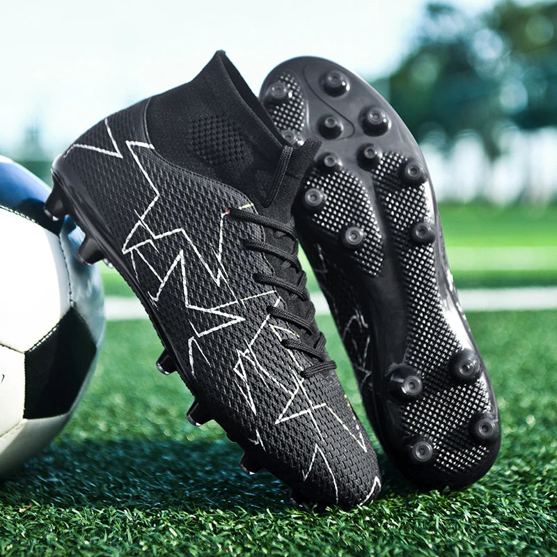 Outdoor Men Breathable Soccer Shoes Cleats Training Football Boots Match Sneakers