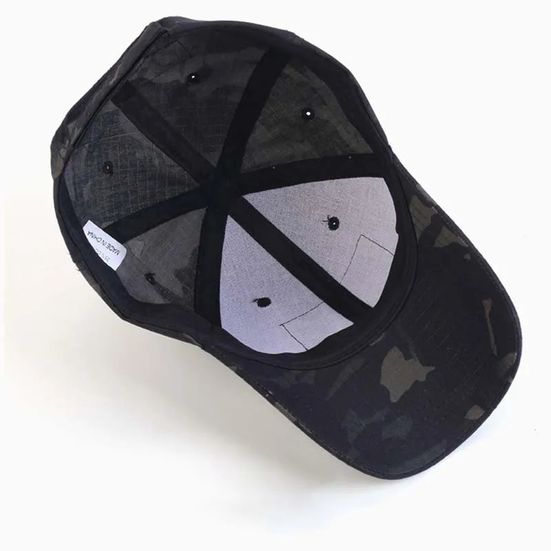 Tactical CP  Outdoor camouflage hat Baseball hat Hunting hat Sports hat Bicycle hat Men Women Adult hat Duck tongue hat