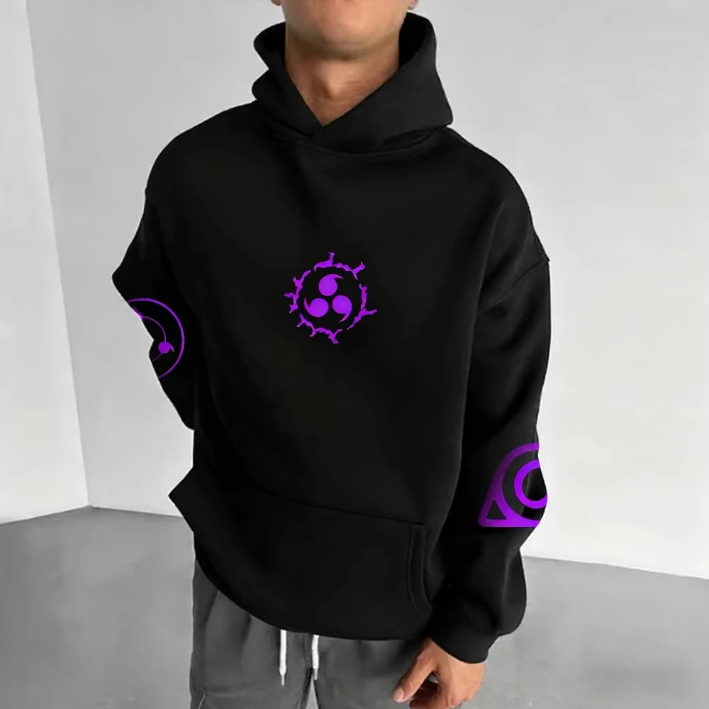 Printed Breathable and Comfortable Sporty Casual Hooded Oversized Sweatshirt for Adults Children Men and Women