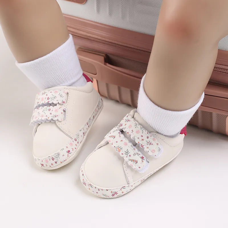 Fashion Baby Shoes Children White Sports Shoes For Girls Soft Flats Baby Toddler