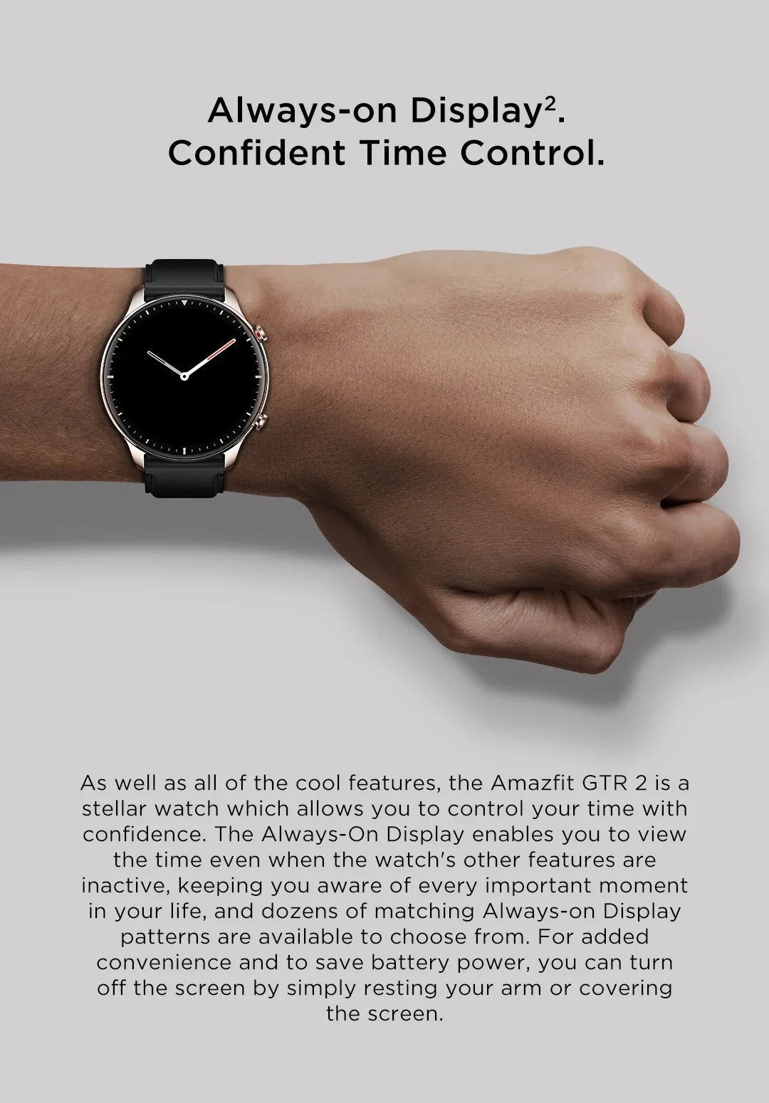Amazfit GTR 2 Smartwatches No New Smart Watch For Men Waterproof 5ATM GPS 95New Exhibition SportsWatch Mens Refurbished Watch