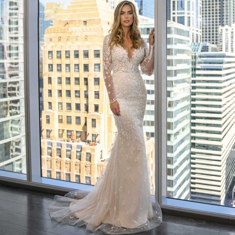 White Bridesmaid Dresses: Wedding Dresses Detachable 2 In 1 Lace Appliques