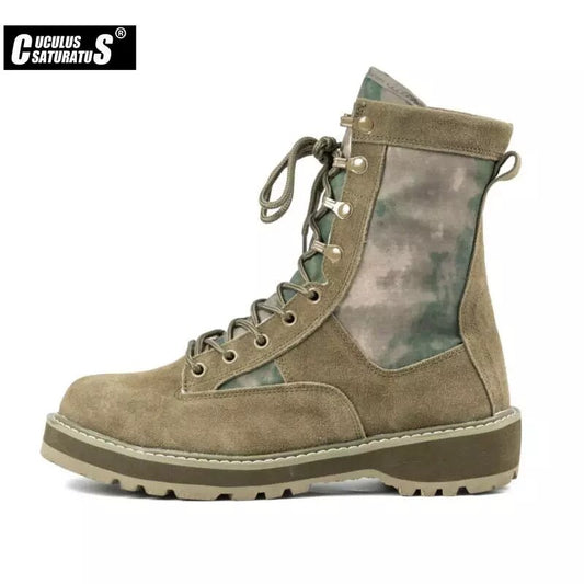 Men Desert Tactical Military Boots Mens Working Safty Shoes Army Combat Boots