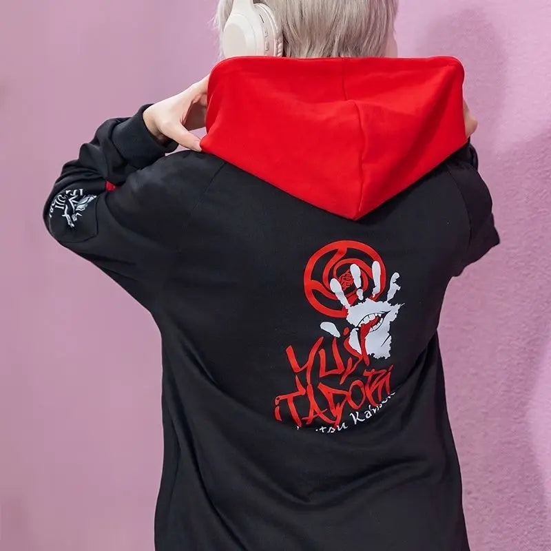 Anime Gojo Satoru Itadori Yuji Cosplay Costume Sweatshirt Adult Unisex Pullover Coat