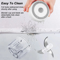 Efficient, Handy, and Portable Multifunctional Mini USB Kitchen Food Chopper