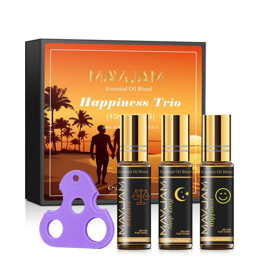 Compound Essential Oils Set Sleep Easy Stress Relief Mosquito Repellent Aroma Fragrance Oil For Body