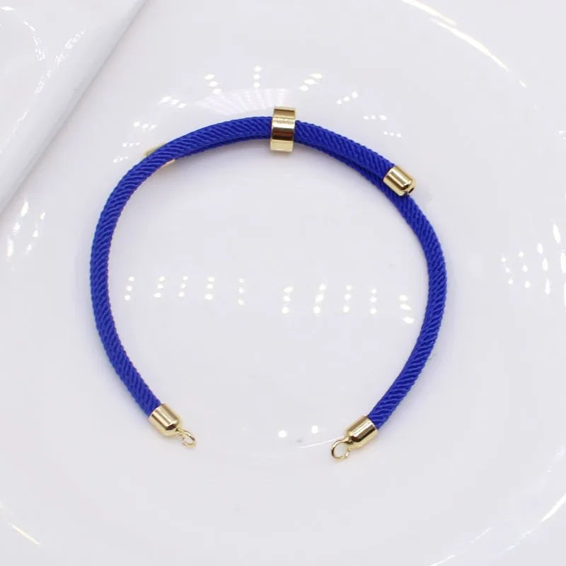 10PCS fashion luxury Wind Life Tree handmade DIY woven rope bracelet 3mm open loop buckle adjustable bracelet